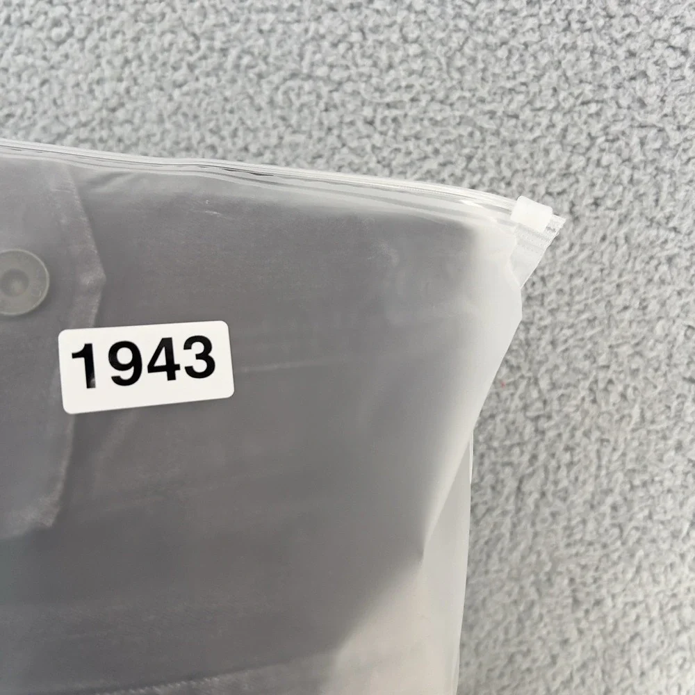 John Varvatos Jacket Mens XL Gray Denim Biker Full Zip Pockets Trucker Stretch - Picture 12 of 12